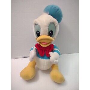 Vintage Disney Donald Duck Plush Stuffed Animal 1986 Hasbro Softies 13" Long